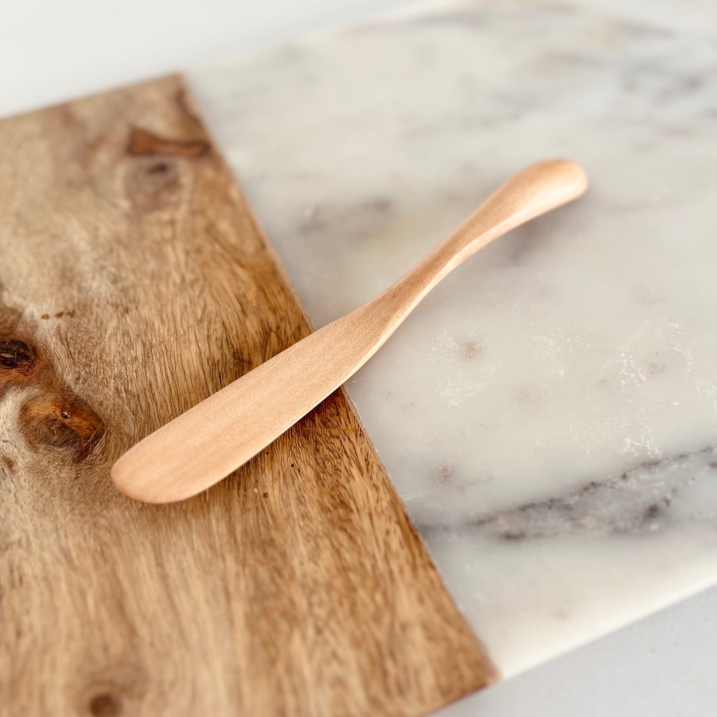 Wooden play dough knife