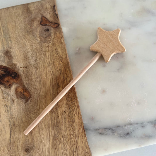 Wooden fairy wand