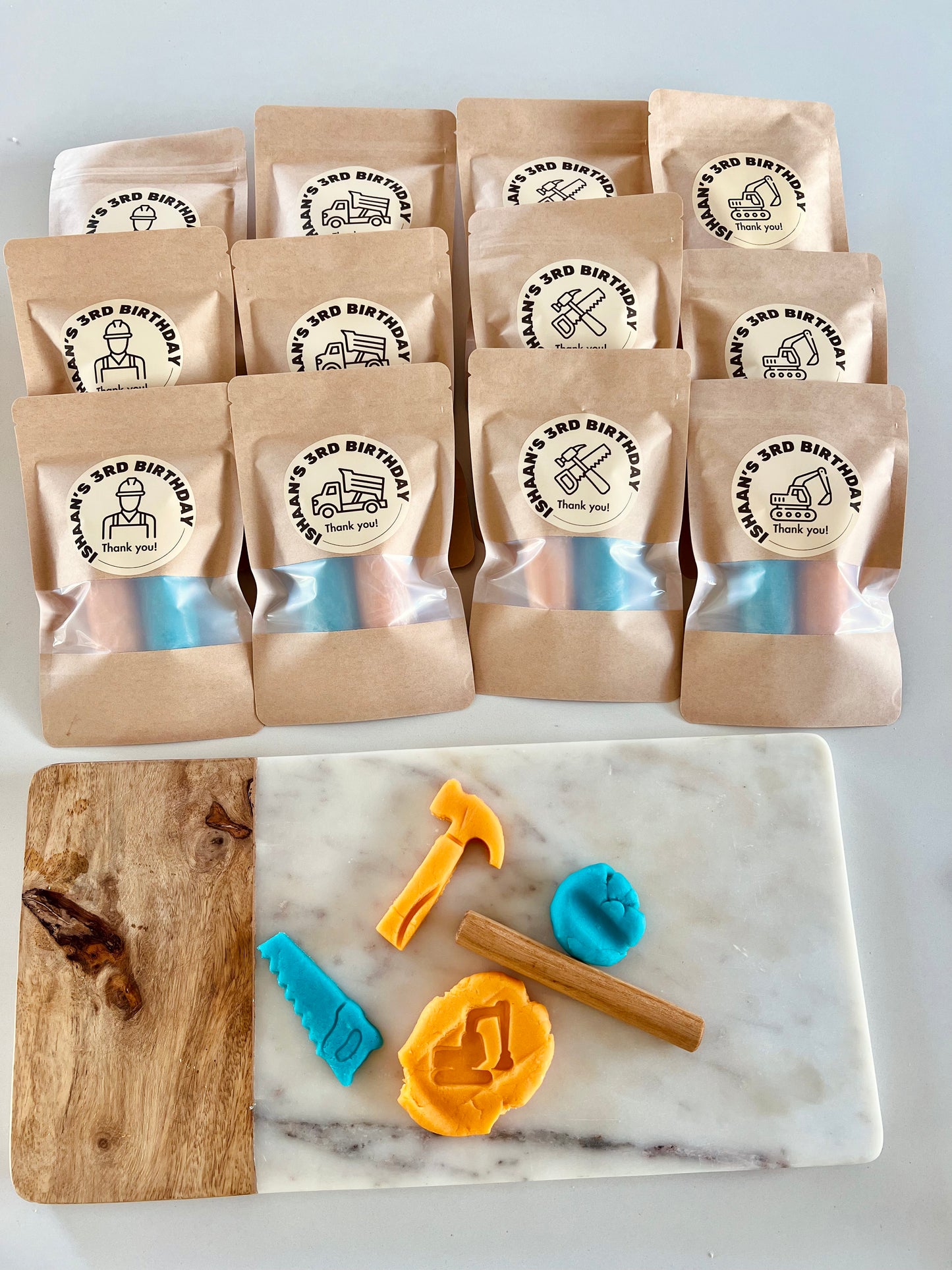 Play Dough Party Favours