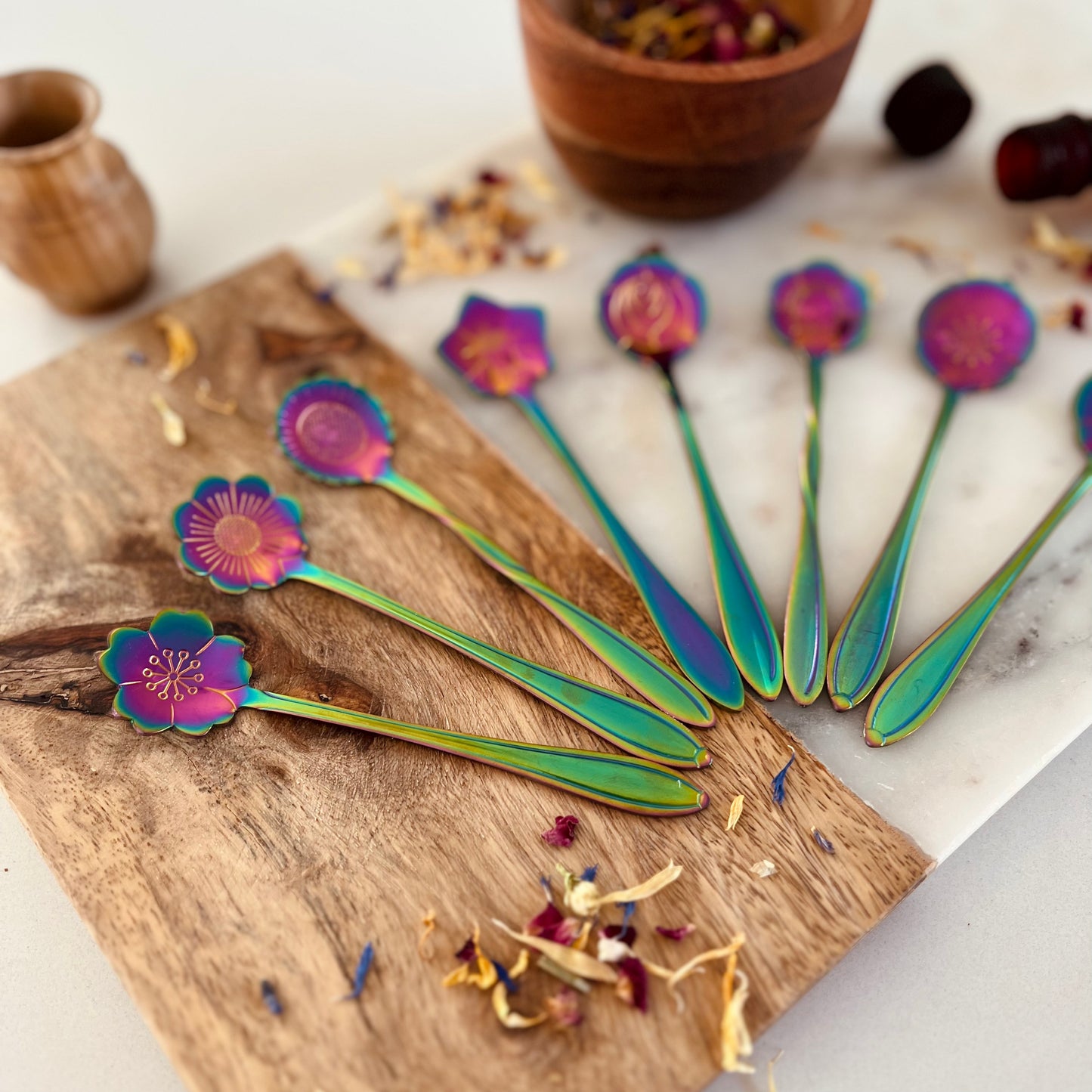 Flower spoon