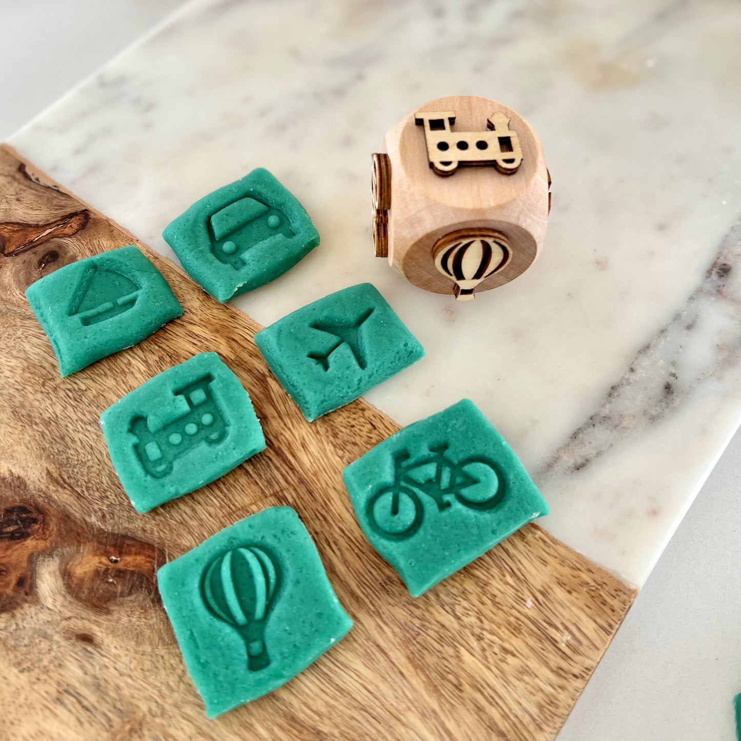 On The Move 6-in-1 play dough stamp