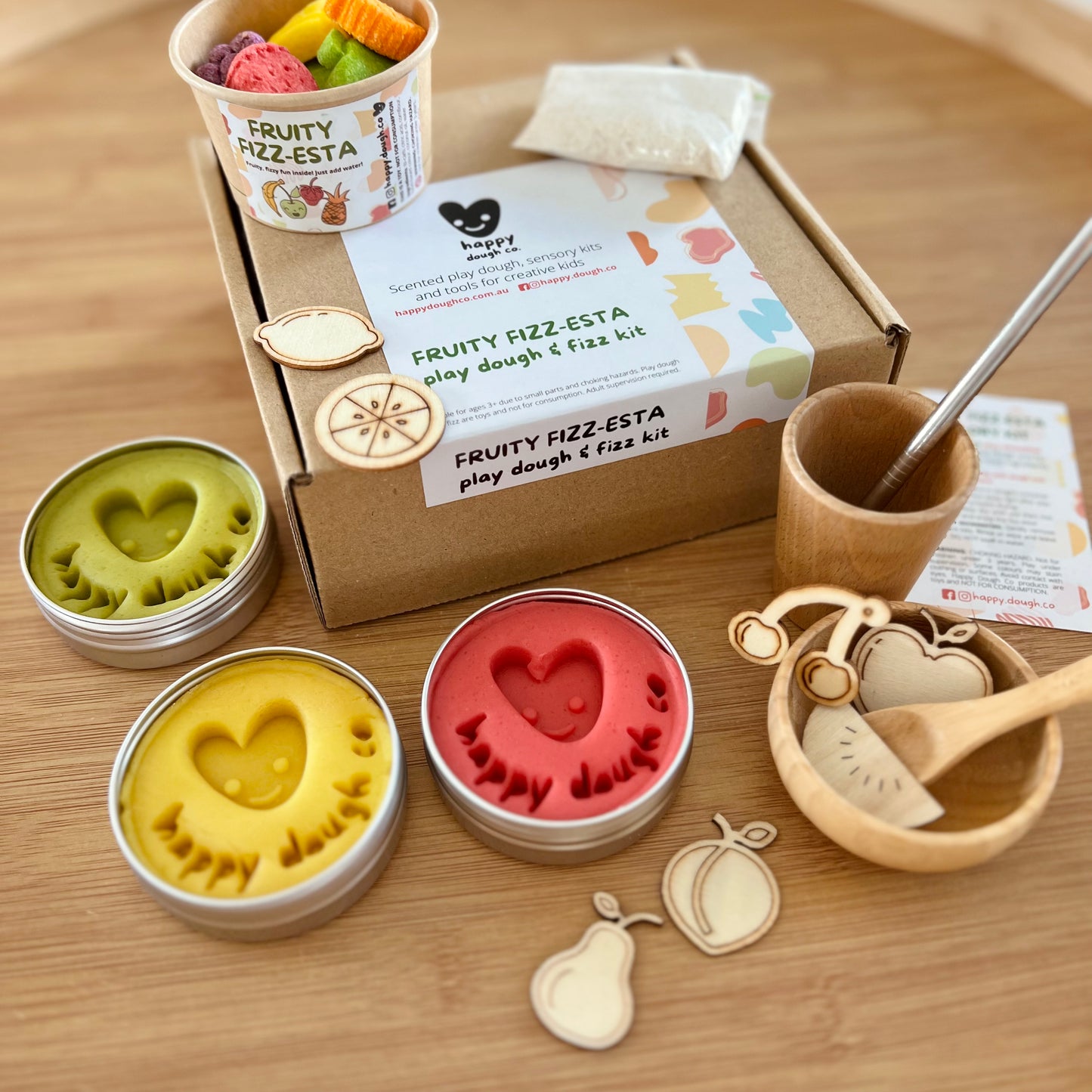 Fruity Fizzesta - play dough and fizz kit