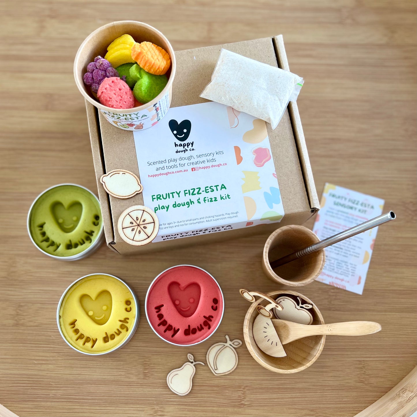 Fruity Fizzesta - play dough and fizz kit